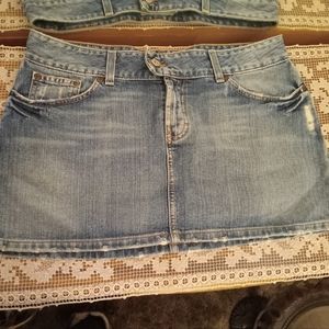 BKE denim mini skirt size 31